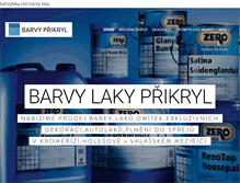 Tablet Screenshot of barvylaky.net